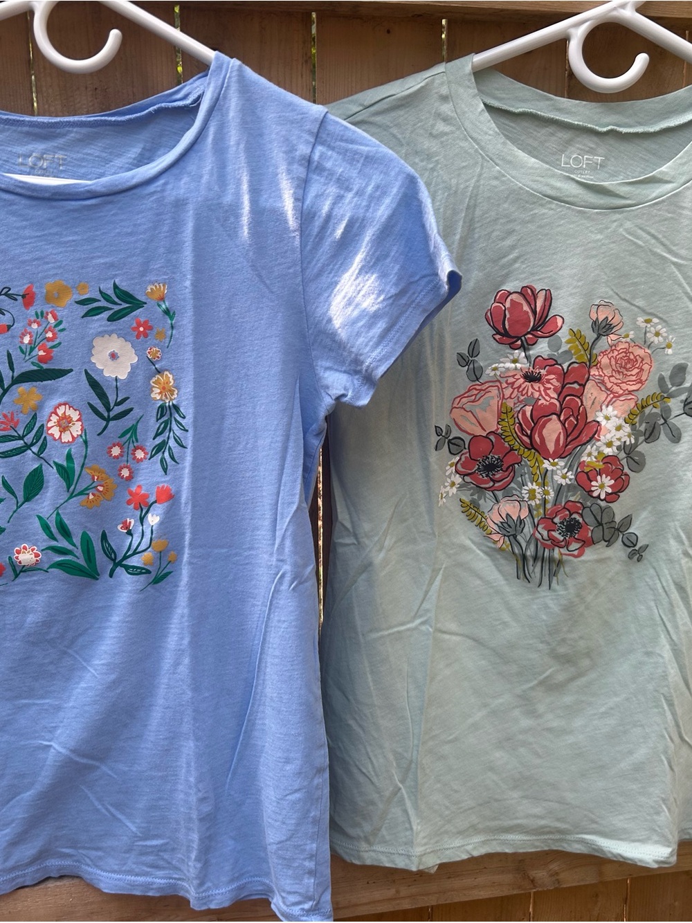 LOFT Floral Graphic Tees Bundle